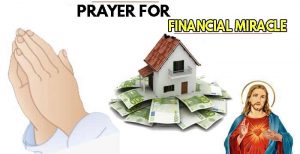 Prayer for financial miracle